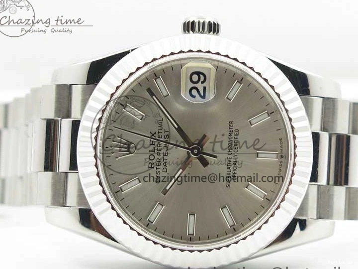 1231 Datejust 31mm 278275 SS BP Maker Best Edition Silver Stick Markers Dial on SS President Bracelet ZeroBulk 3079
